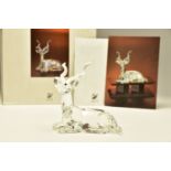 A BOXED SWAROVSKI COLLECTORS SOCIETY INSPIRATION AFRICA FIGURE - KUDU 1994, (175703), designed by