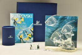 A BOXED SWAROVSKI CRYSTAL SOCIETY DIORAMA, THIRD PIECE OF THE TRILOGY WONDERS OF THE SEA - COMMUNITY