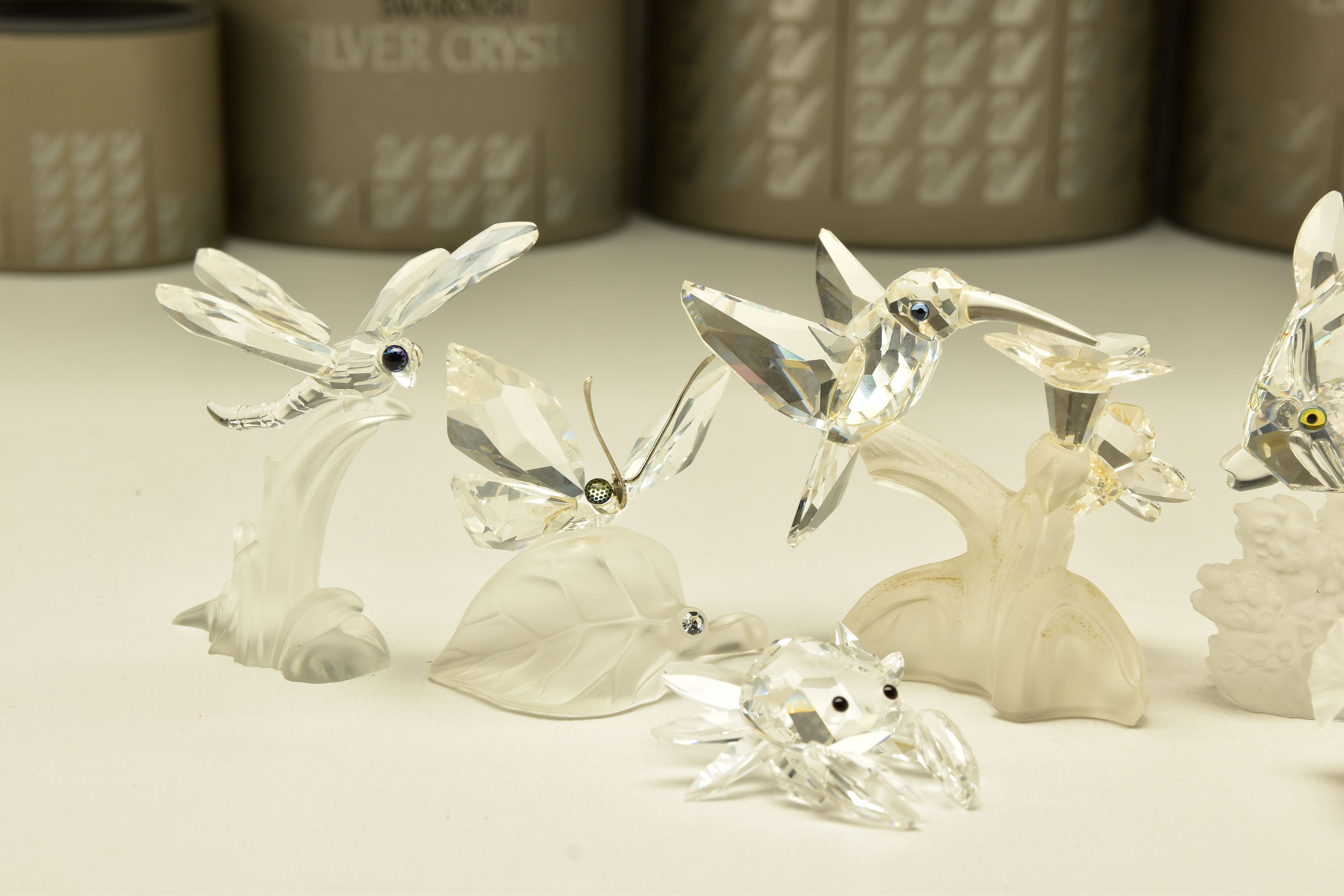 EIGHT BOXED SWAROVSKI CRYSTAL ORNAMENTS, comprising four from the South Sea Theme, Blowfish (012724) - Image 2 of 7