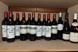 WINE, thirteen bottles of red wine from France, comprising six Domaine Chante Alouette Cormeil Saint