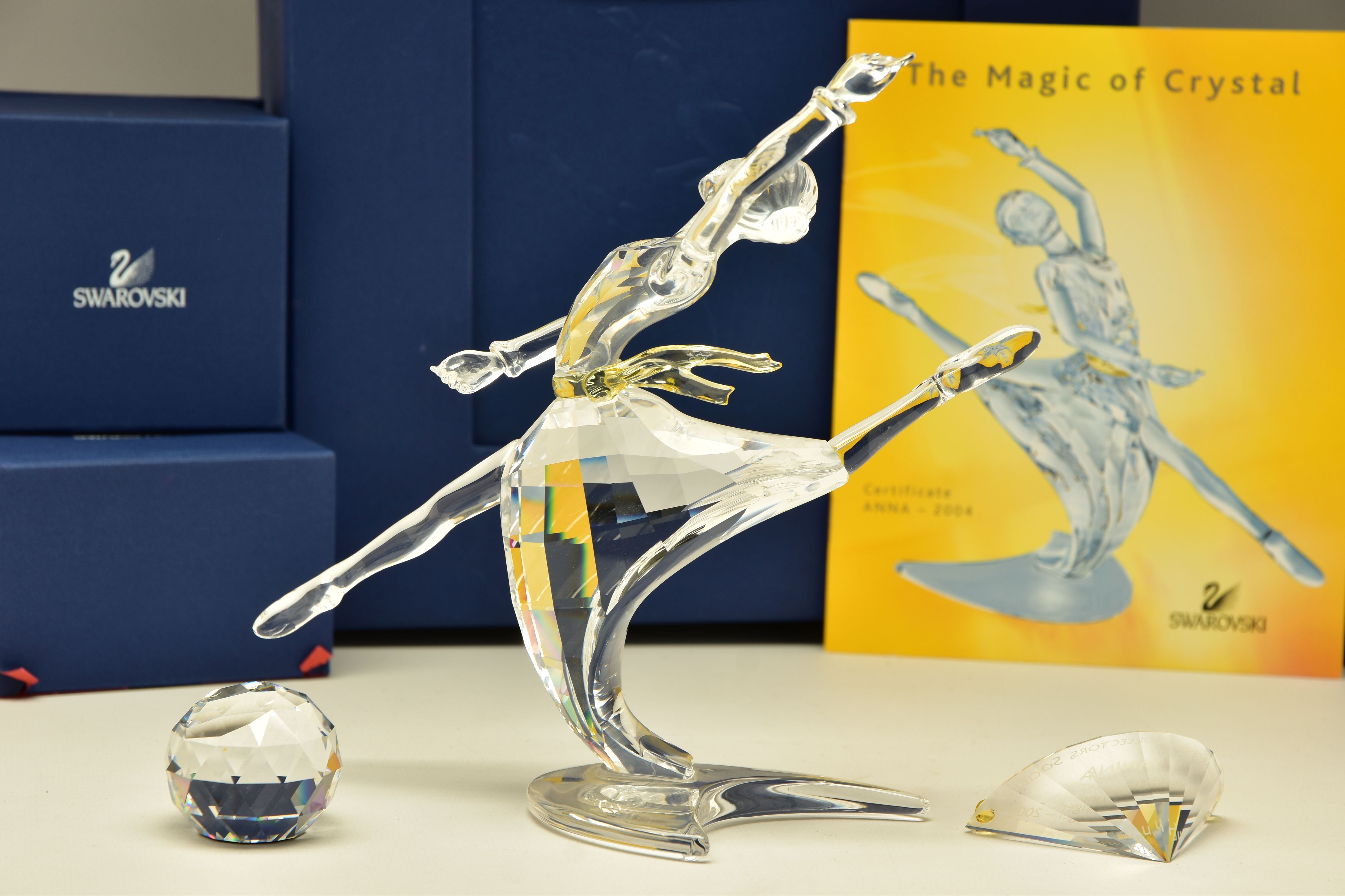 A BOXED SWAROVSKI EXCLUSIVE CRYSTAL SOCIETY ANNUAL FIGURE SET FROM MAGIC OF DANCE - ANNA 2004, no - Image 3 of 7
