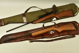 A .22” B.S.A. METEOR AIR RIFLE, serial number T31586, late variant Mk 1 which has lost a