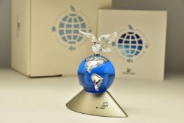 A BOXED EXCLUSIVE MILLENNIUM EDITION FROM SWAROVSKI CRYSTAL PLANET VISION 2000 (238985), designed by