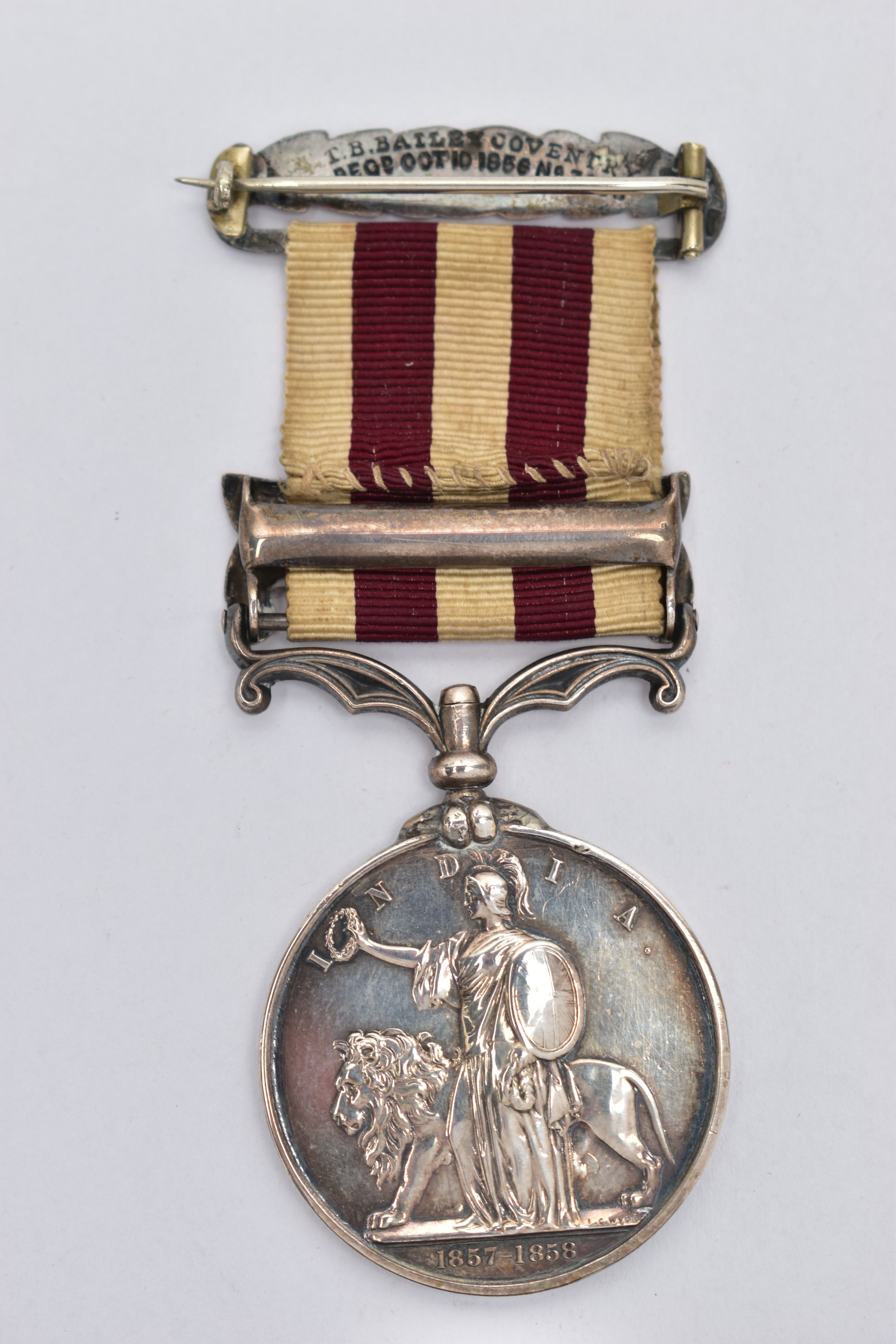 AN ARCHIVE TO A CRIMEAN AND INDIAN MUTINY VETERAN OF THE STAFF MEDICAL CORPS, Indian Mutiny Medal, - Bild 10 aus 24