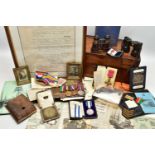 A COMPLETE ARCHIVE OF MEDALS PHOTOS AND EPHEMERA INC NAVAL ITEMS TO A BRAVE CAPTAIN IN THE