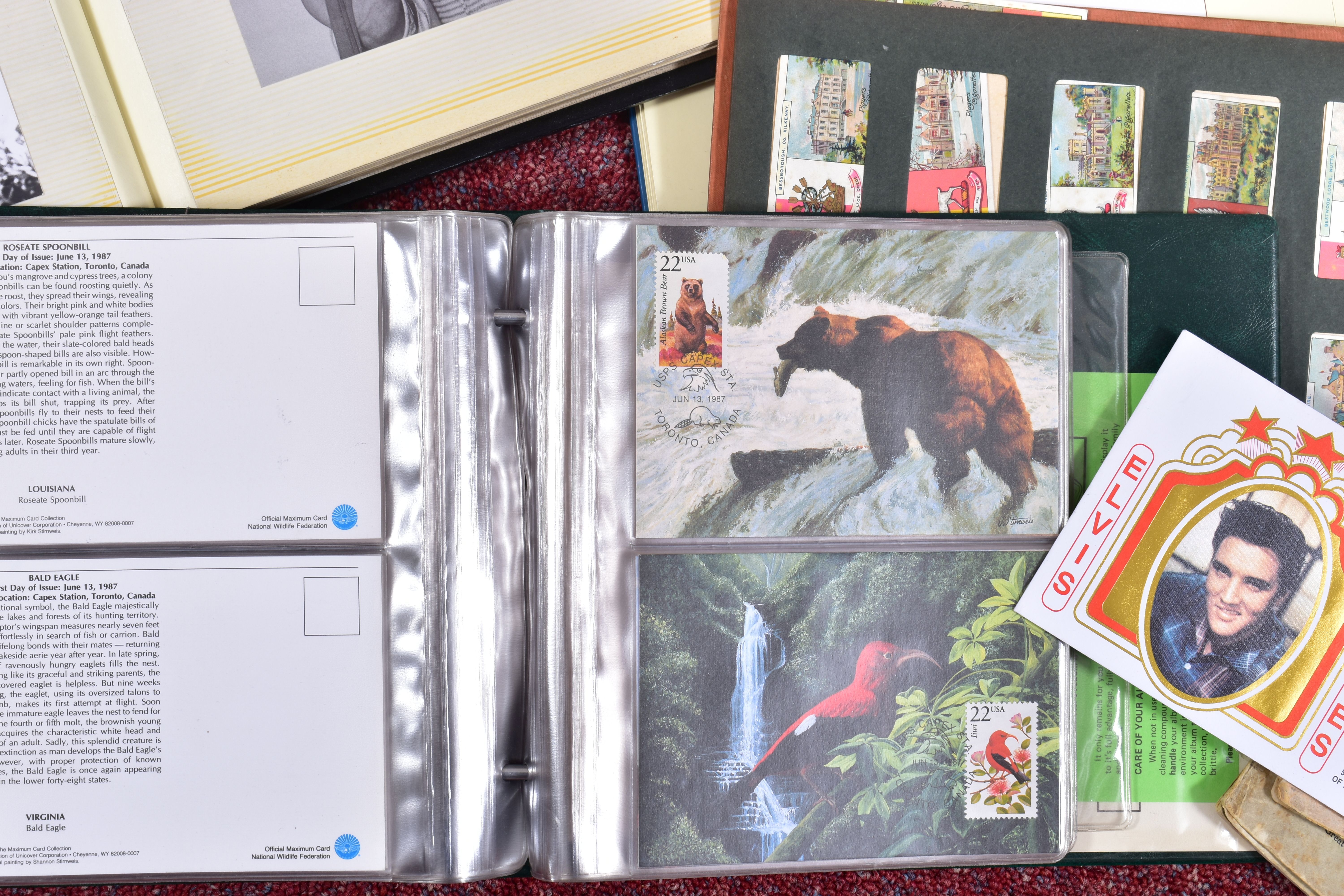 STAMP COLLECTION WITH WORLDWIDE MID PERIOD, in Utile album and 1 other, together with 5 binders with - Image 4 of 11