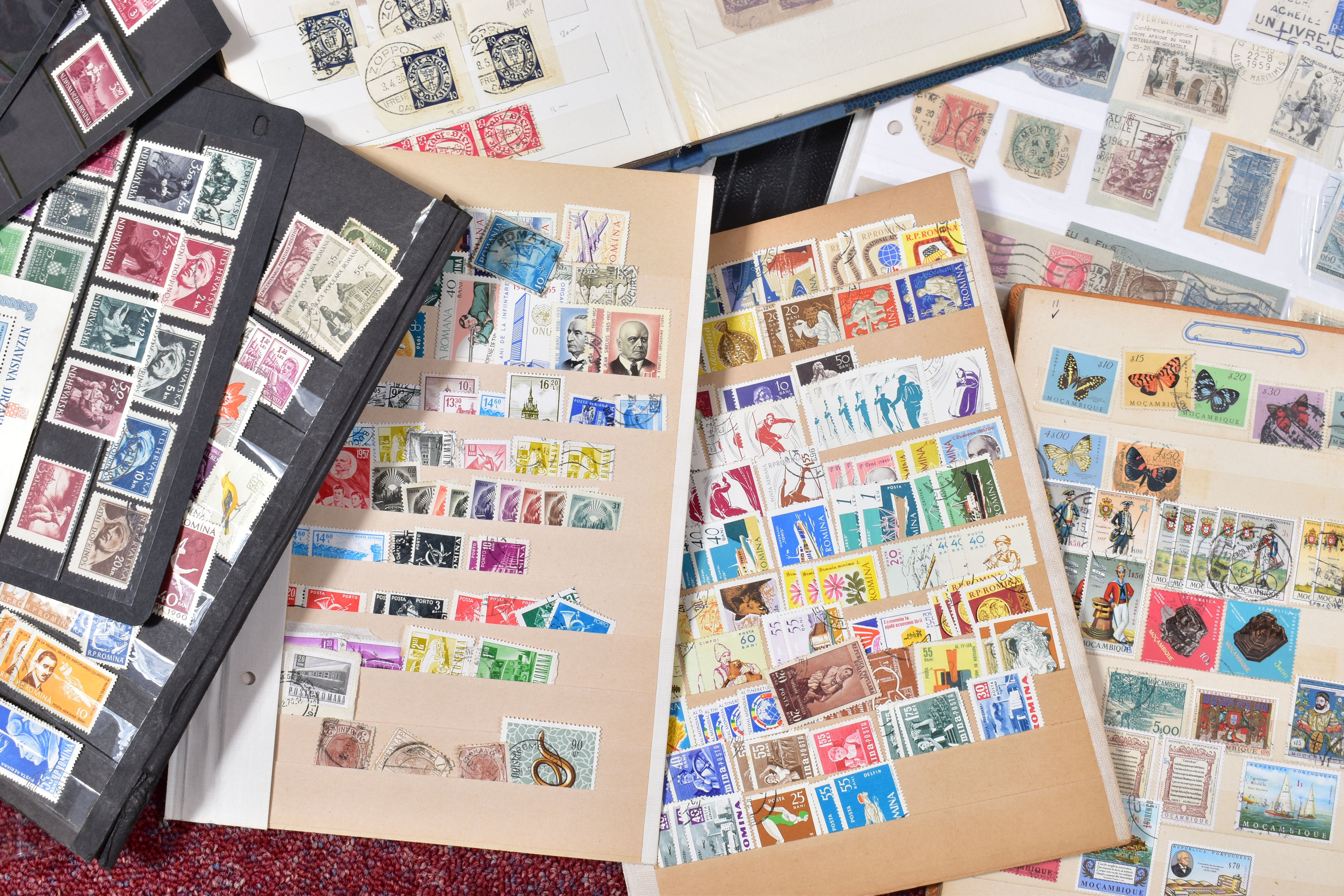 ACCUMULATION OF EUROPEAN STAMP ALBUMS, most mint and used in numerous albums and folders with - Image 4 of 14