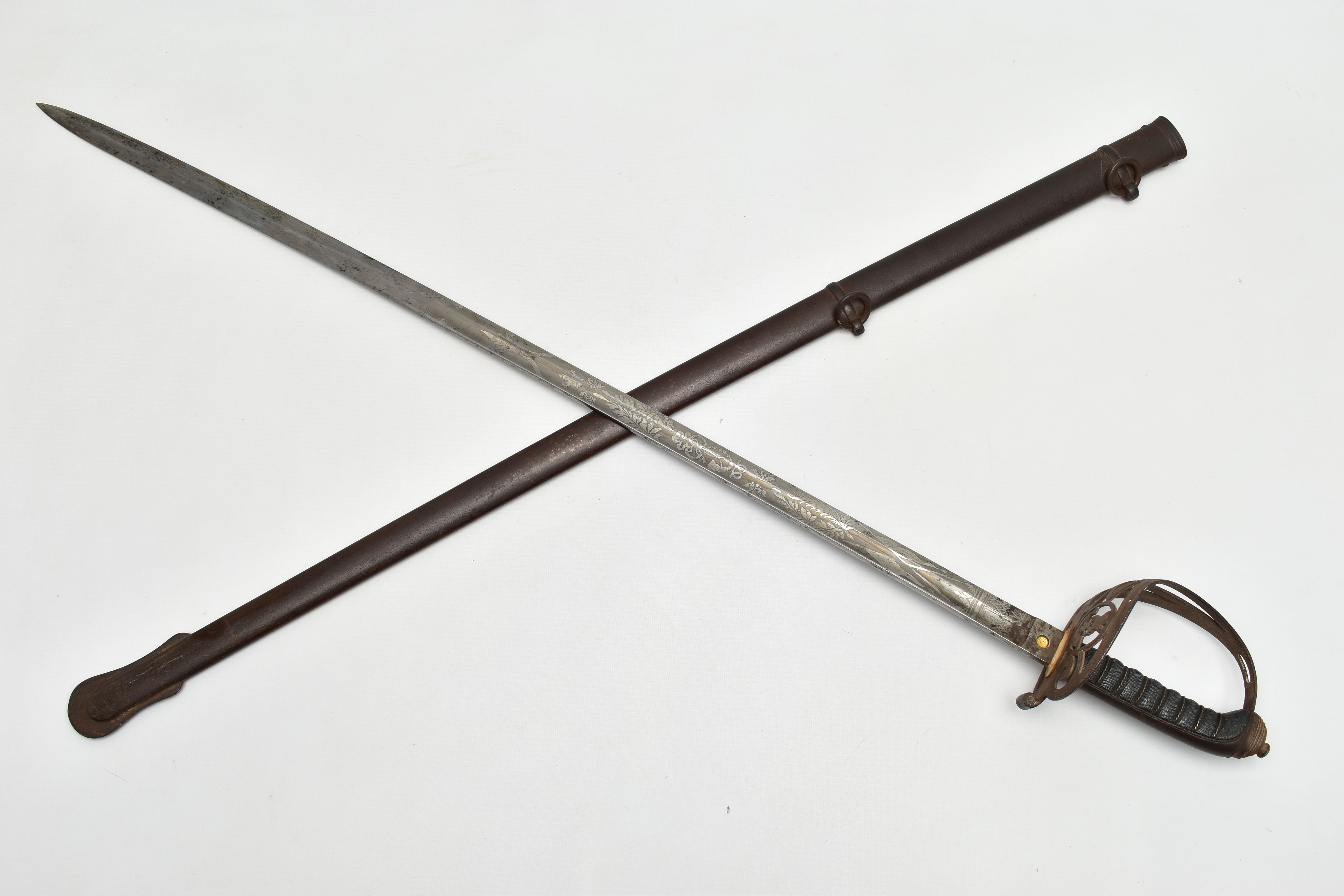 A MID TO LATE VICTORIAN STAFFORDSHIRE VOLUNTEER RIFLE COMPANY SWORD, which information from the - Bild 11 aus 19