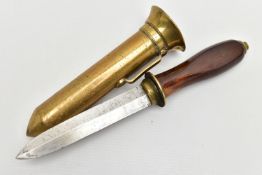 A GERMAN 3RD REICH KRIEGSMARINE NAVAL DIVERS DAGGER, this dagger is fully marked with the KM Eagle