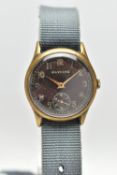 GERMAN WW2 PERIOD MILITARY WRISTWATCH, By Glycine