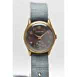 GERMAN WW2 PERIOD MILITARY WRISTWATCH, By Glycine