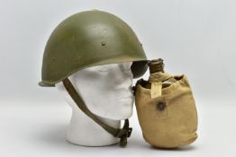 A RUSSIAN(Soviet) MILITARY HELMET, type Sch40, complete with markings for 1949, complete with