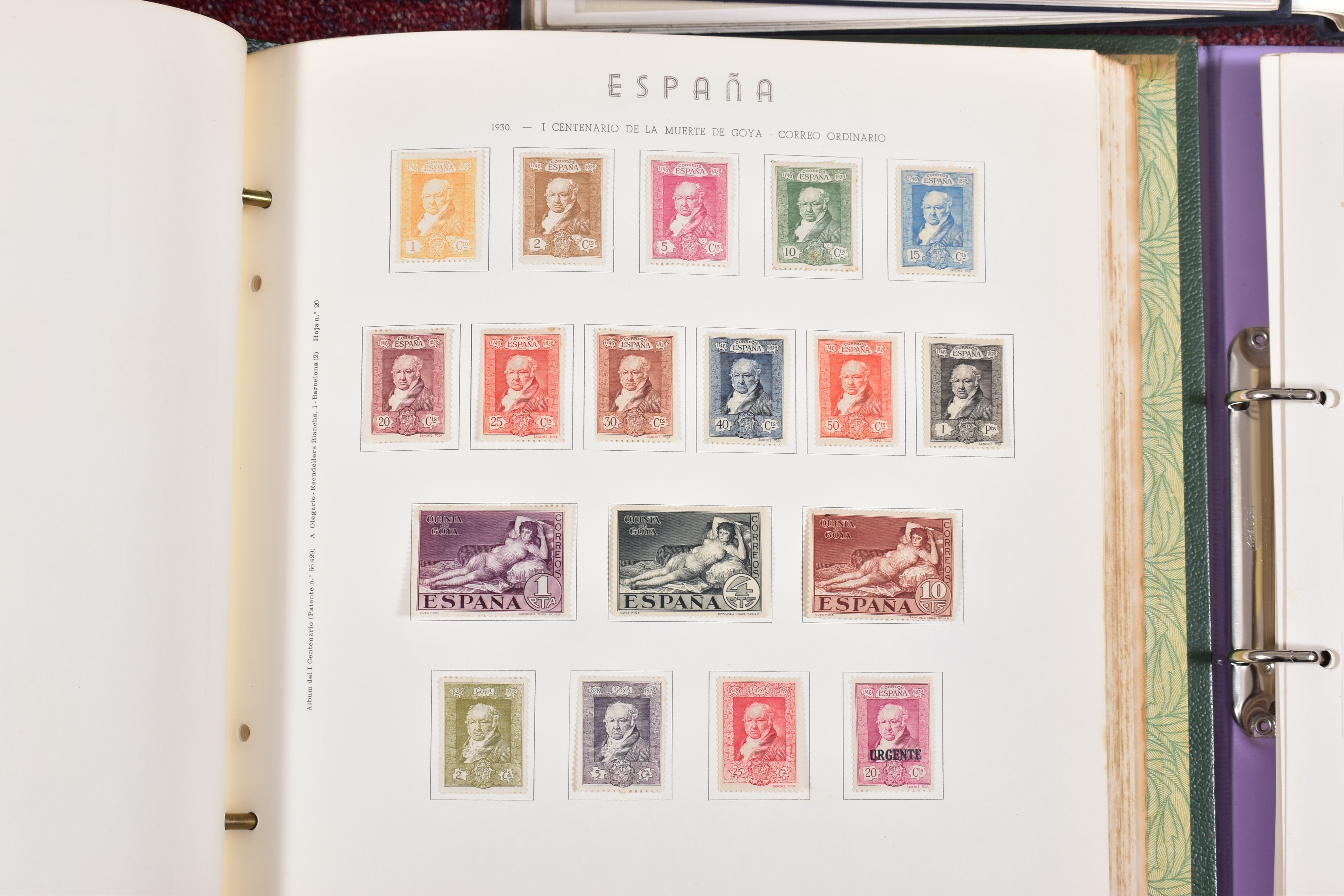 BOX OF STAMPS OF SPAIN FROM FIRST EARLY IMPERFS, mint and used. - Image 4 of 12