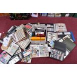 LARGE COLLECTION OF STAMPS IN THREE BOXES, including FDCs from GB and area, a few presentation packs