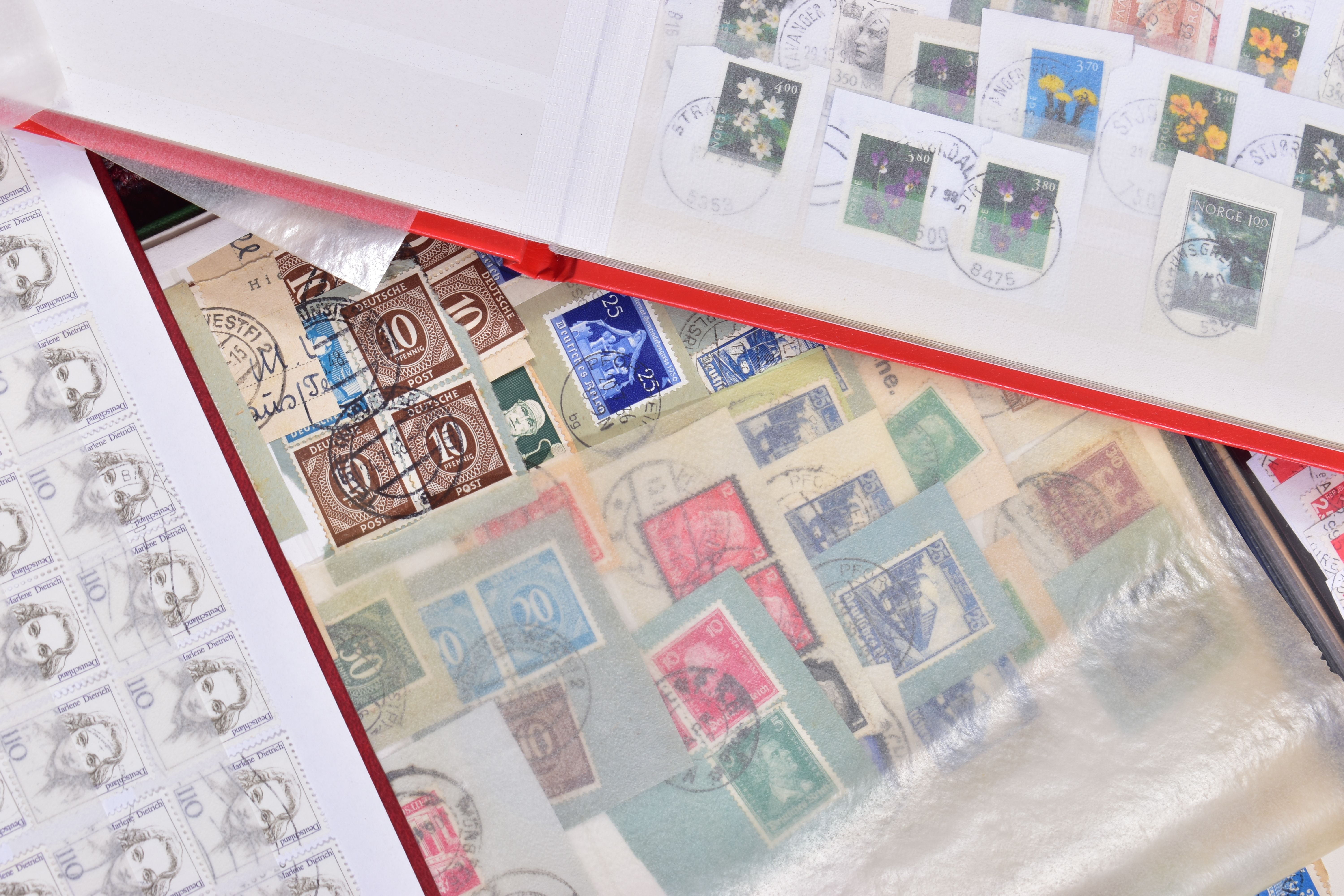 COLLECTION OF WESTERN EUROPEAN STAMPS, (emphasis on Germany ) from 1920s to 1970s, mainly used, - Image 11 of 12