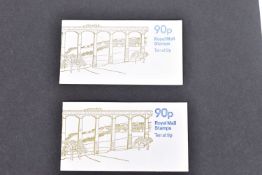 GB FOLDED BOOKLETS 1978 90p LLANGOLLEN BOTH LEFT and right selvedge SG FG3 a/b, excellent