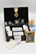 AN RMIG MASONIC MEDALLION DATED 1964, together with swimming medal, Dance medal Ypres Badge assorted