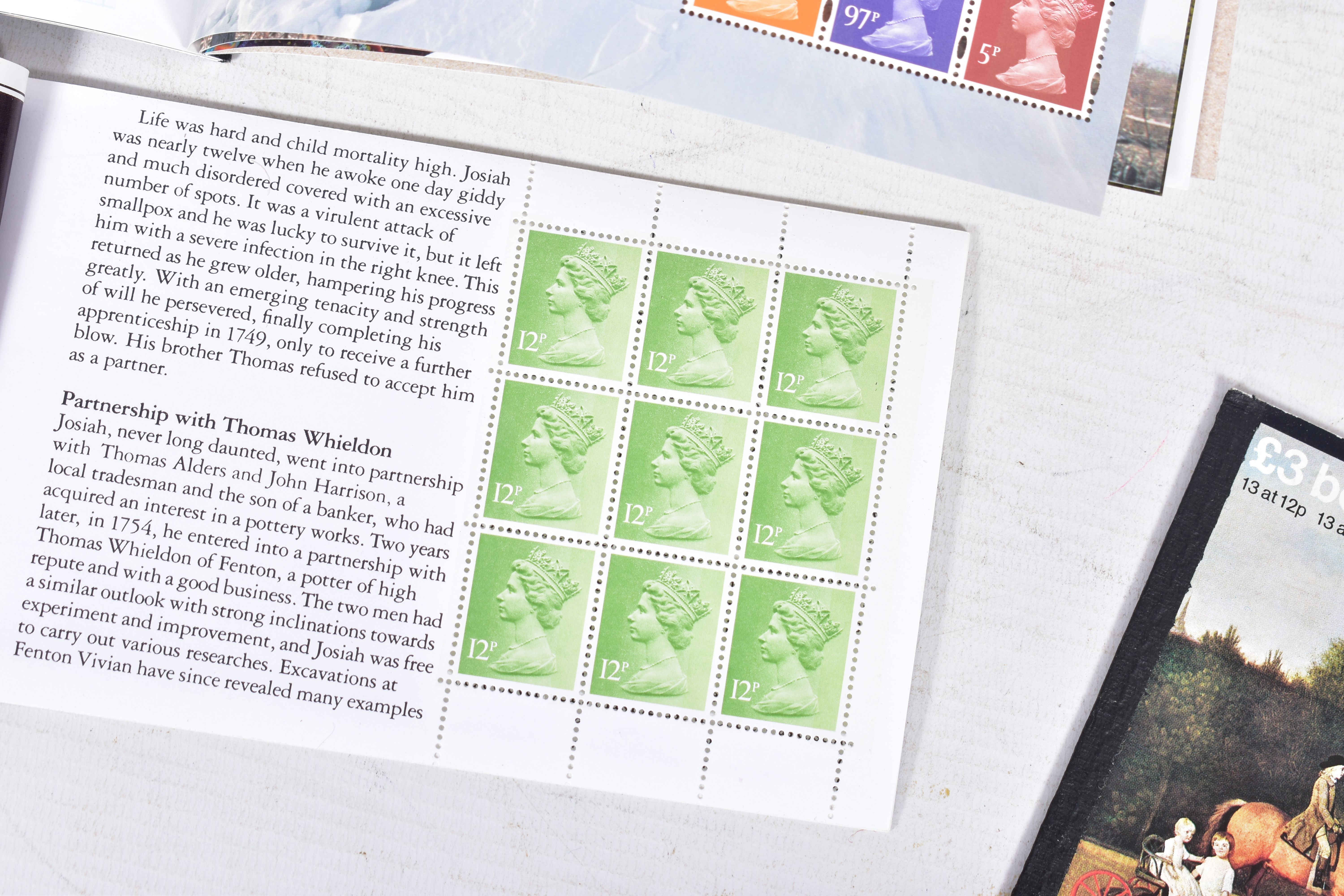 GB STAMPS IN BLACK BOX WITH APPROX 85 PRESTIGE booklets from 1971 Wedgewood to 2013 Doctor Who, - Image 3 of 10