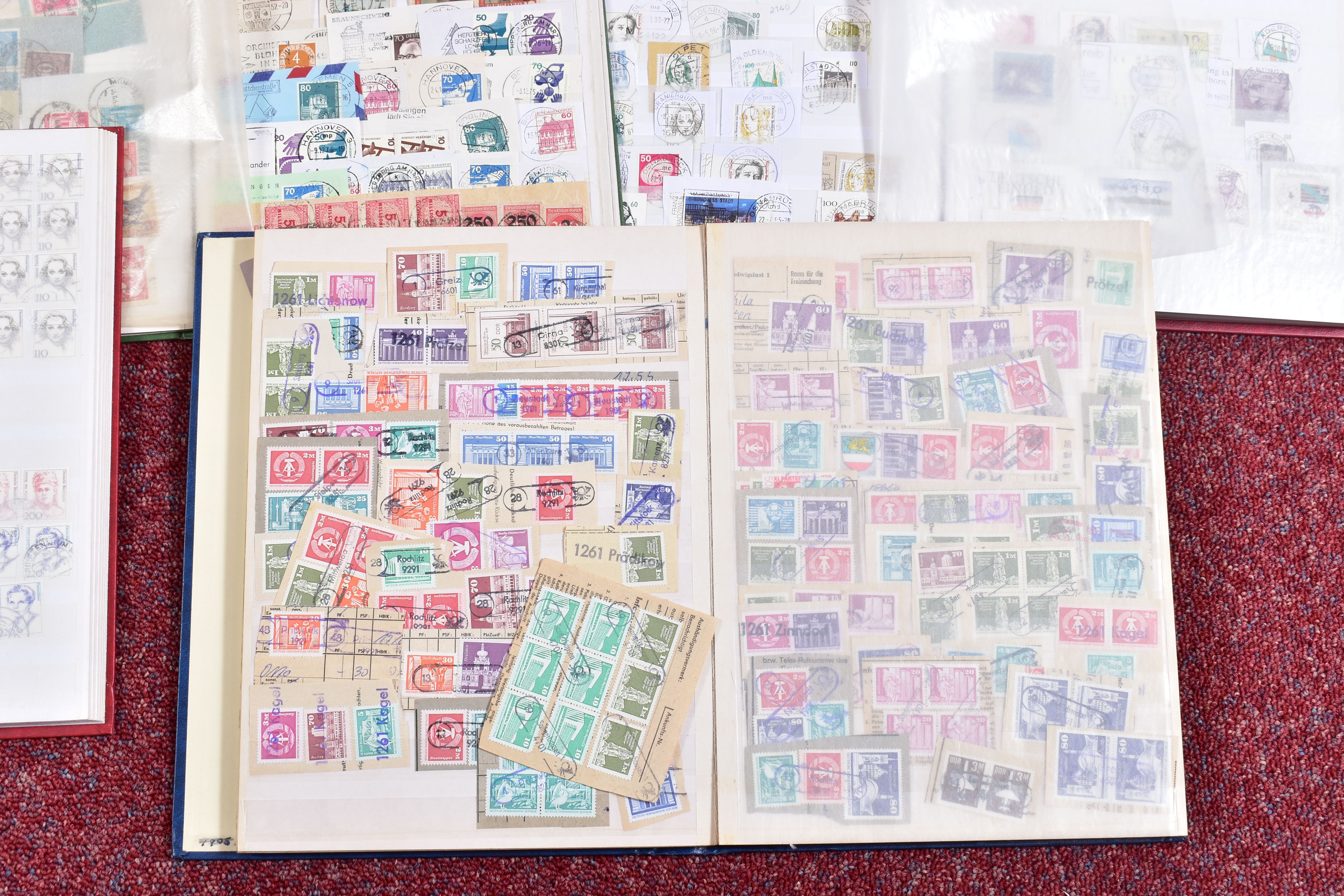 COLLECTION OF WESTERN EUROPEAN STAMPS, (emphasis on Germany ) from 1920s to 1970s, mainly used, - Image 2 of 12