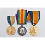 BRITISH WAR & VICTORY WW1 MEDALS, named to 41567 Pte R.E.Moore. Royal Berkshire Regt, together