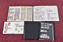 INDIA STAMP COLLECTION IN FOUR ALBUMS, includes interesting range of Feudatory states, Gandhi to 10R