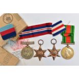 A BOXED GROUP OF WW2 MEDALS attributed to A.E.AGER, of Sutton Coldfield, Bham. 1939-45,France &