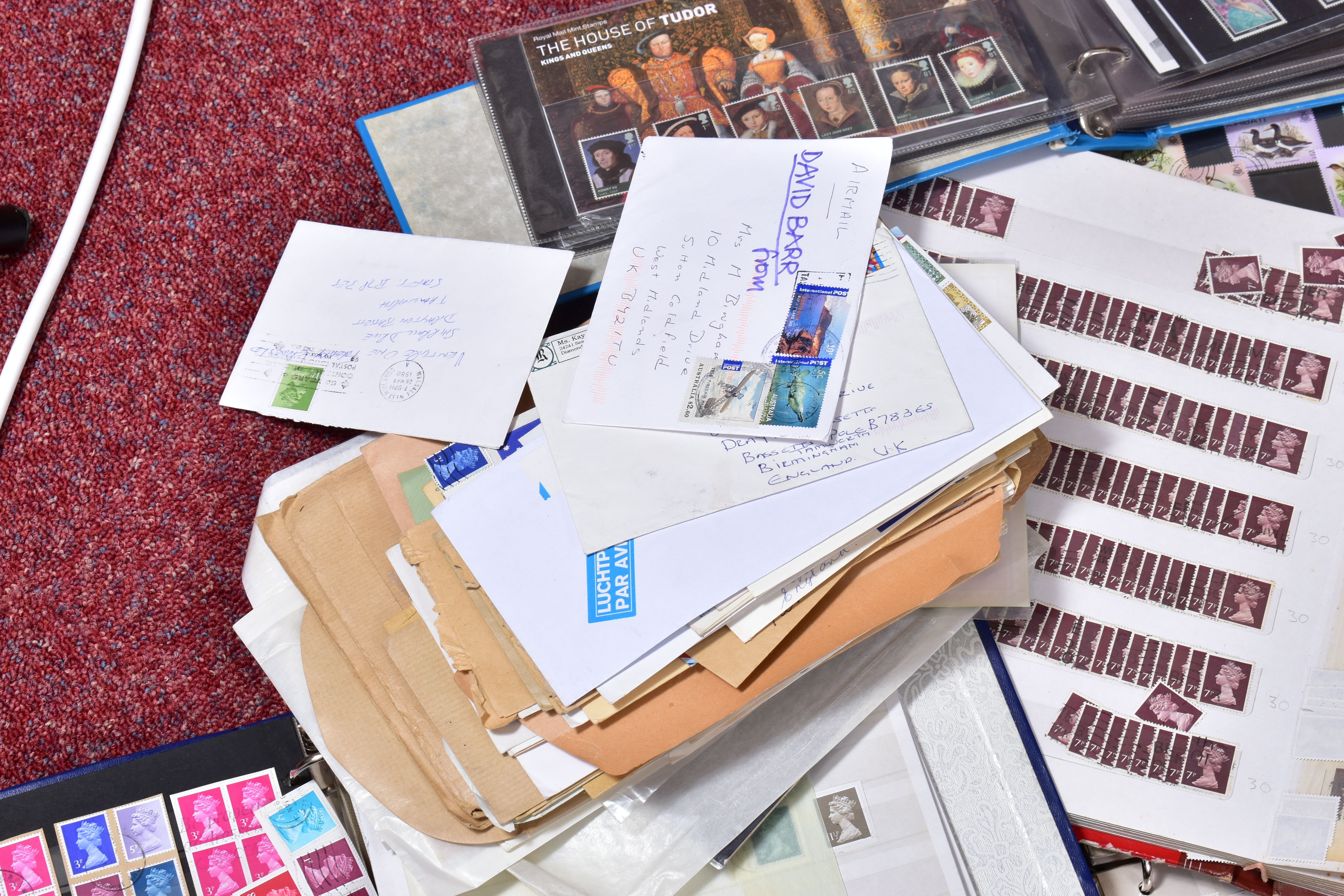 LARGE COLLECTION OF STAMPS IN THREE BOXES, including FDCs from GB and area, a few presentation packs - Image 5 of 22