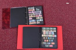 TWO ALBUMS STAMPS OF ITALY INCLUDING, a volume with some better on stockcards. very high cat