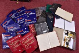 STAMP ACCESSORIES NEW AND UNUSED, 13 x SG ri twenty two ng albums in boxes. with some Hagner