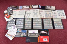 LARGE ECLECTIC COLLECTION OF WORLDWIDE STAMPS, in 2 boxes in 12 albums and loose, we note GB