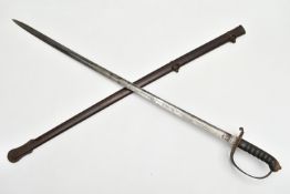 A MID TO LATE VICTORIAN STAFFORDSHIRE VOLUNTEER RIFLE COMPANY SWORD, which information from the
