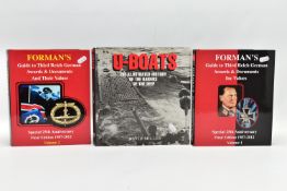 THREE REFERENCE BOOKS FOR GERMAN WW2 INTEREST, Formans guide to 3rd Reich German awards Documents