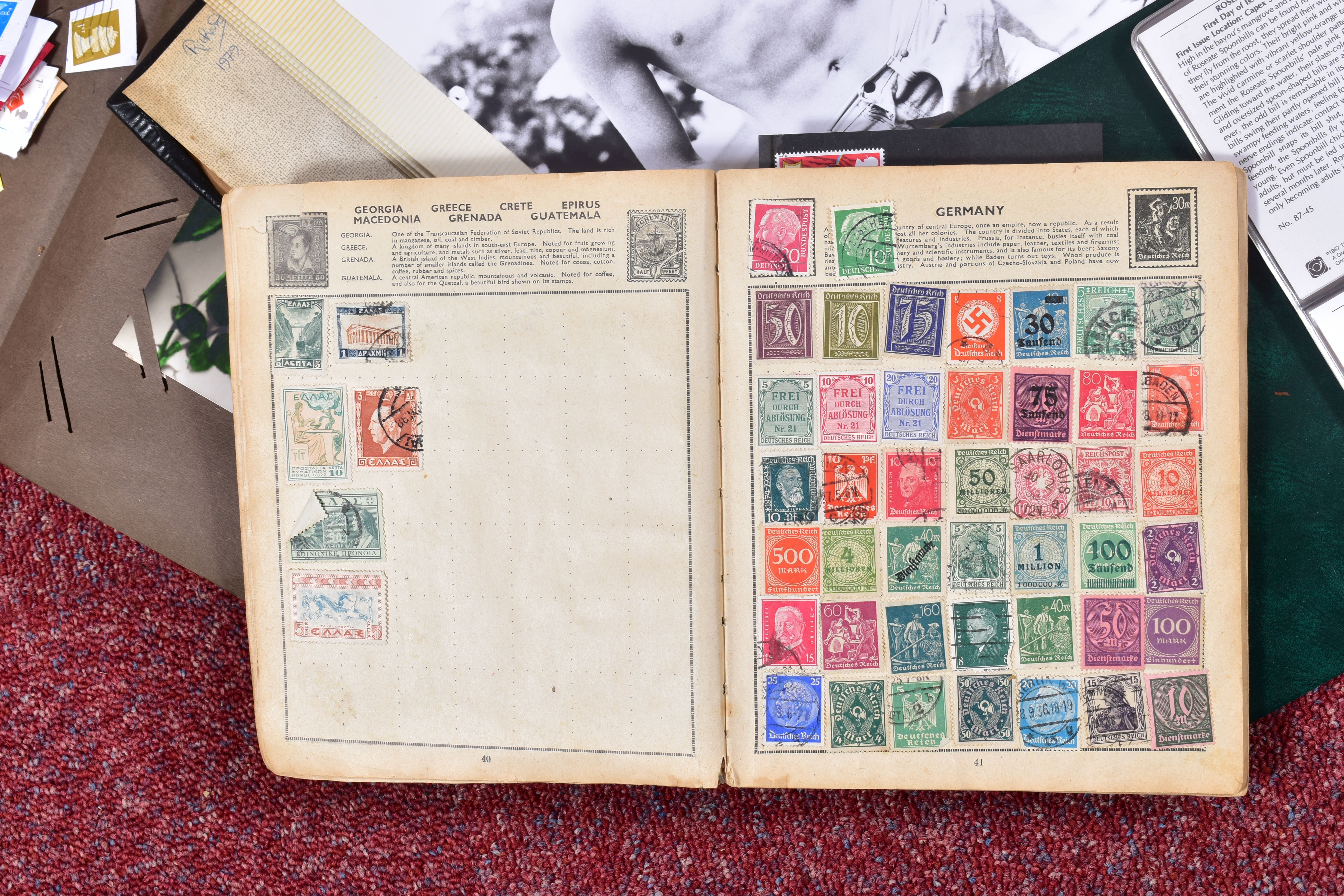 STAMP COLLECTION WITH WORLDWIDE MID PERIOD, in Utile album and 1 other, together with 5 binders with - Image 3 of 11