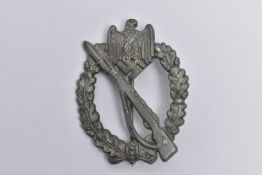 GERMAN WW2 INFANTERIE STURMABZEICHEN, (Infantry Assault Badge, by the maker F.W.Assmann of