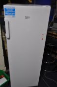 A BEKO FXFP3545W LADA FREEZER measuring width 55cm x depth 58cm x height 144cm (PAT pass and working