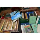FIVE BOXES OF ANTIQUARIAN BOOKS, containing over 100 titles including four C.S. Lewis titles The