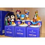SIX BOXED ROYAL DOULTON THE MICKEY MOUSE COLLECTION FIGURES, comprising Mickey Mouse MM1, Minnie