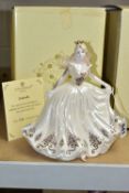 A BOXED COALPORT 'CINDERELLA' FIGURINE, limited edition numbered 1596/2000 with certificate,