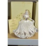 A BOXED COALPORT 'CINDERELLA' FIGURINE, limited edition numbered 1596/2000 with certificate,