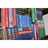 BOOKS, two boxes containing fifty FOLIO SOCIETY publications in hardback format to include twelve