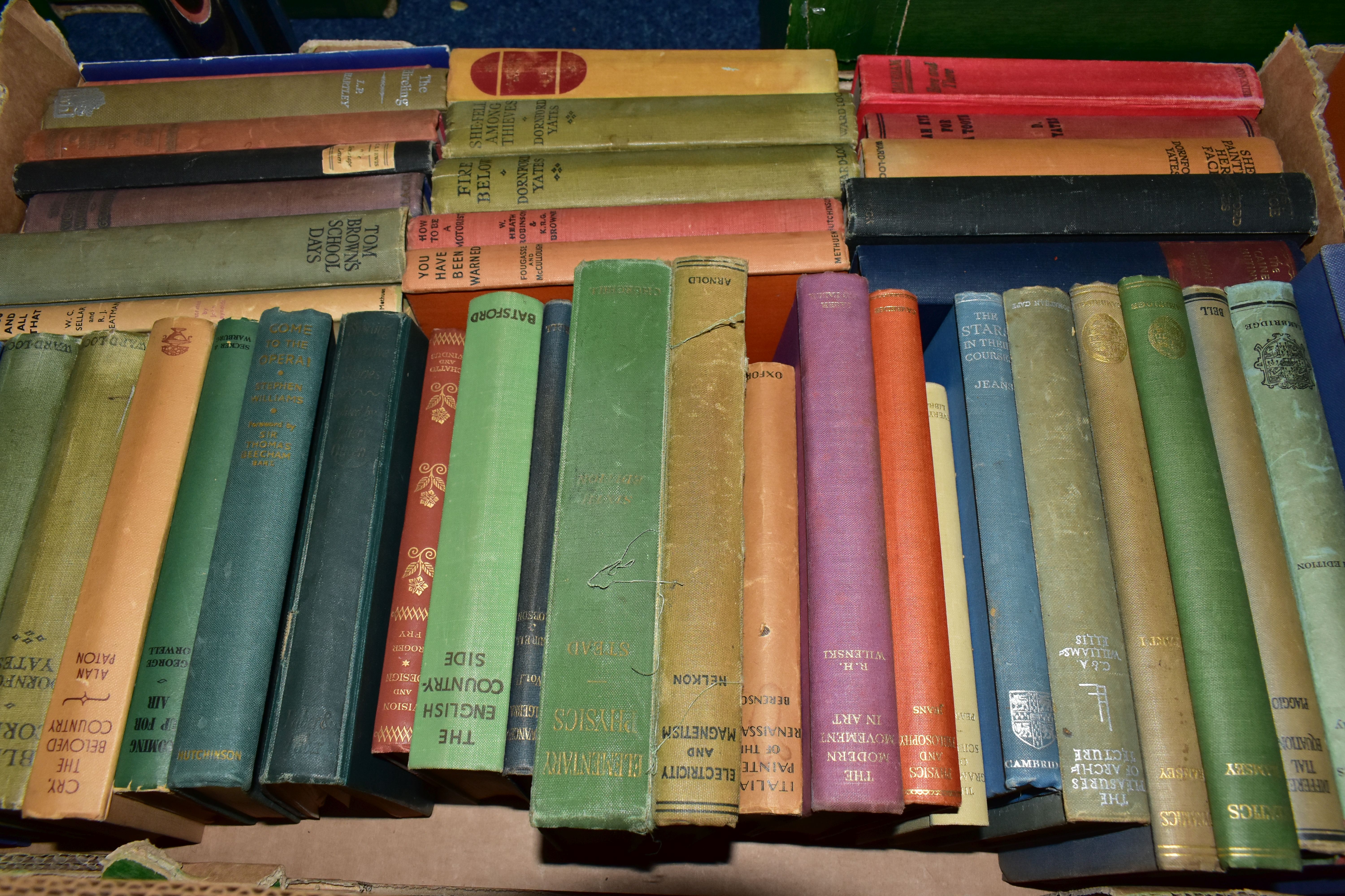 FIVE BOXES OF ANTIQUARIAN BOOKS, containing over 100 titles including four C.S. Lewis titles The - Image 5 of 6