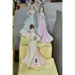 THREE BOXED COALPORT FIGURINES WITH CERTIFICATES, comprising 'Artisan's Choice 2002' 481/750 and '