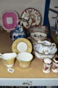 A GROUP OF MASON'S AND ROYAL WORCESTER TEAWARE comprising twenty three pieces of Mason's
