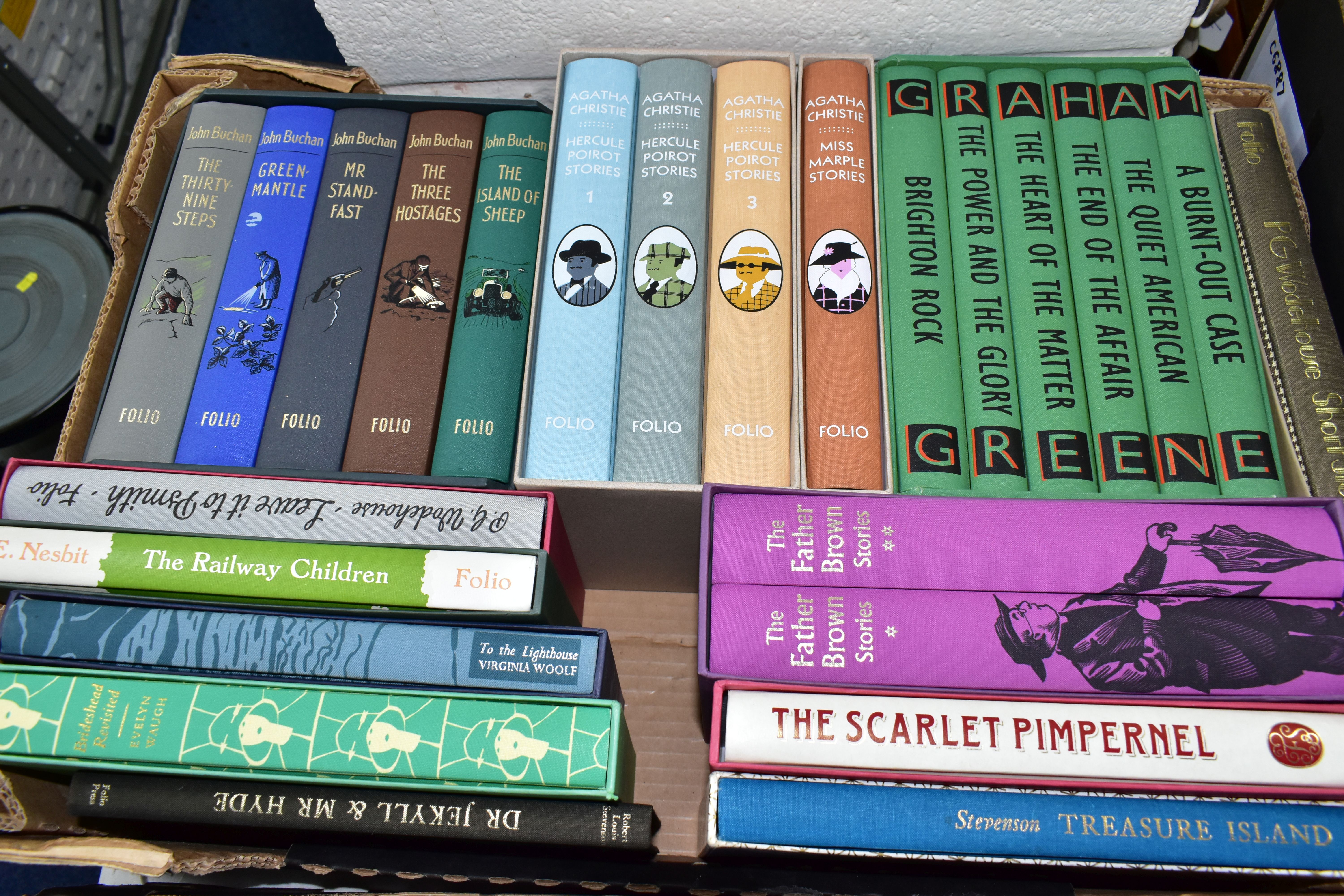 BOOKS, two boxes containing fifty FOLIO SOCIETY publications in hardback format to include twelve - Image 3 of 3