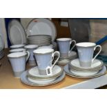 A PART-SET OF WEDGWOOD PLAZA DINNERWARE, comprising two dinner plates and six cereal dishes with a