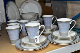 A PART-SET OF WEDGWOOD PLAZA DINNERWARE, comprising two dinner plates and six cereal dishes with a