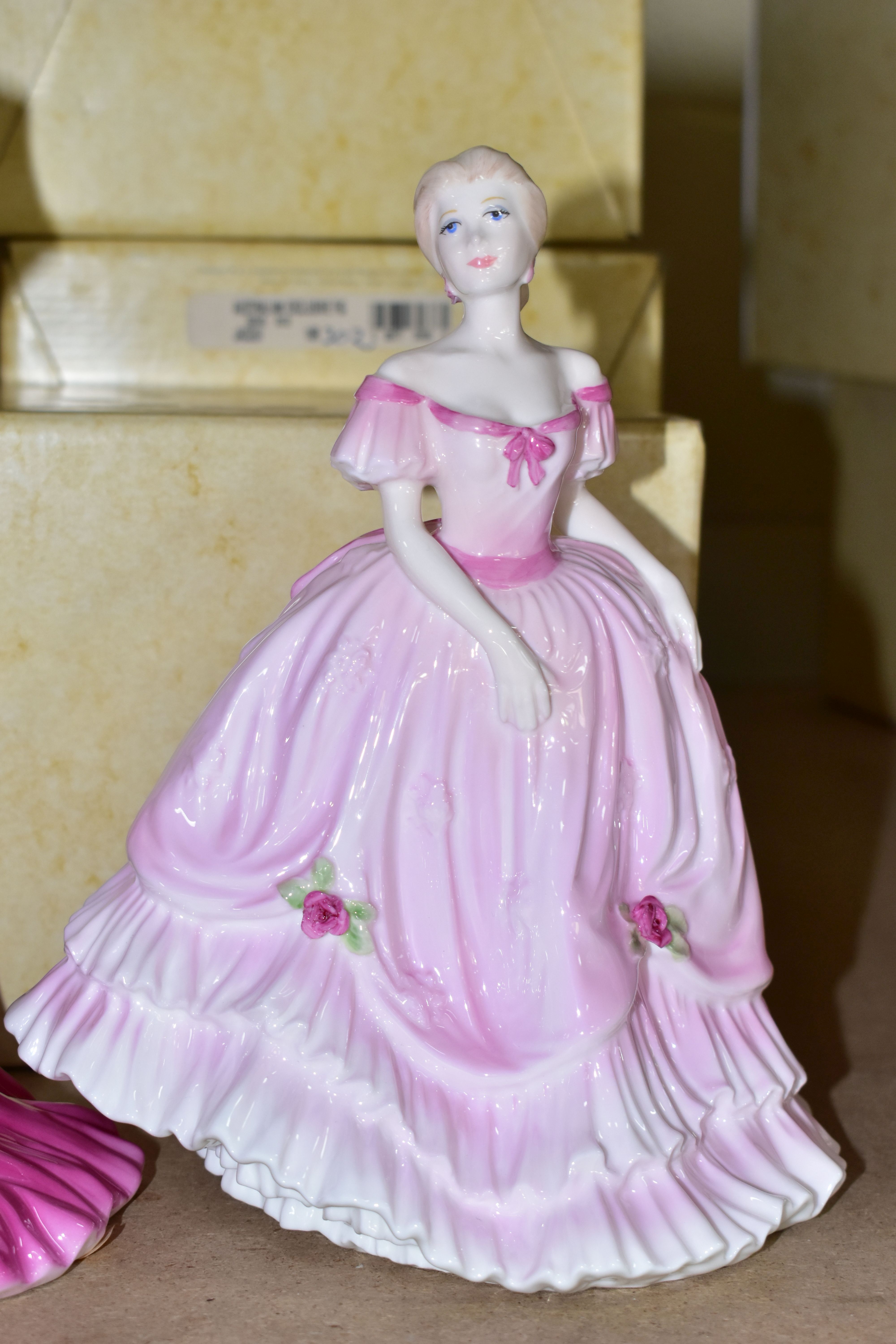 FIVE BOXED COALPORT AUSTRALIAN EXCLUSIVE FIGURINES, limited editions, comprising Margot 89/500, - Image 6 of 7