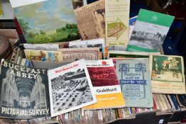TRAVEL GUIDES, one box containing a large collection of early-mid 20th century travel guides to