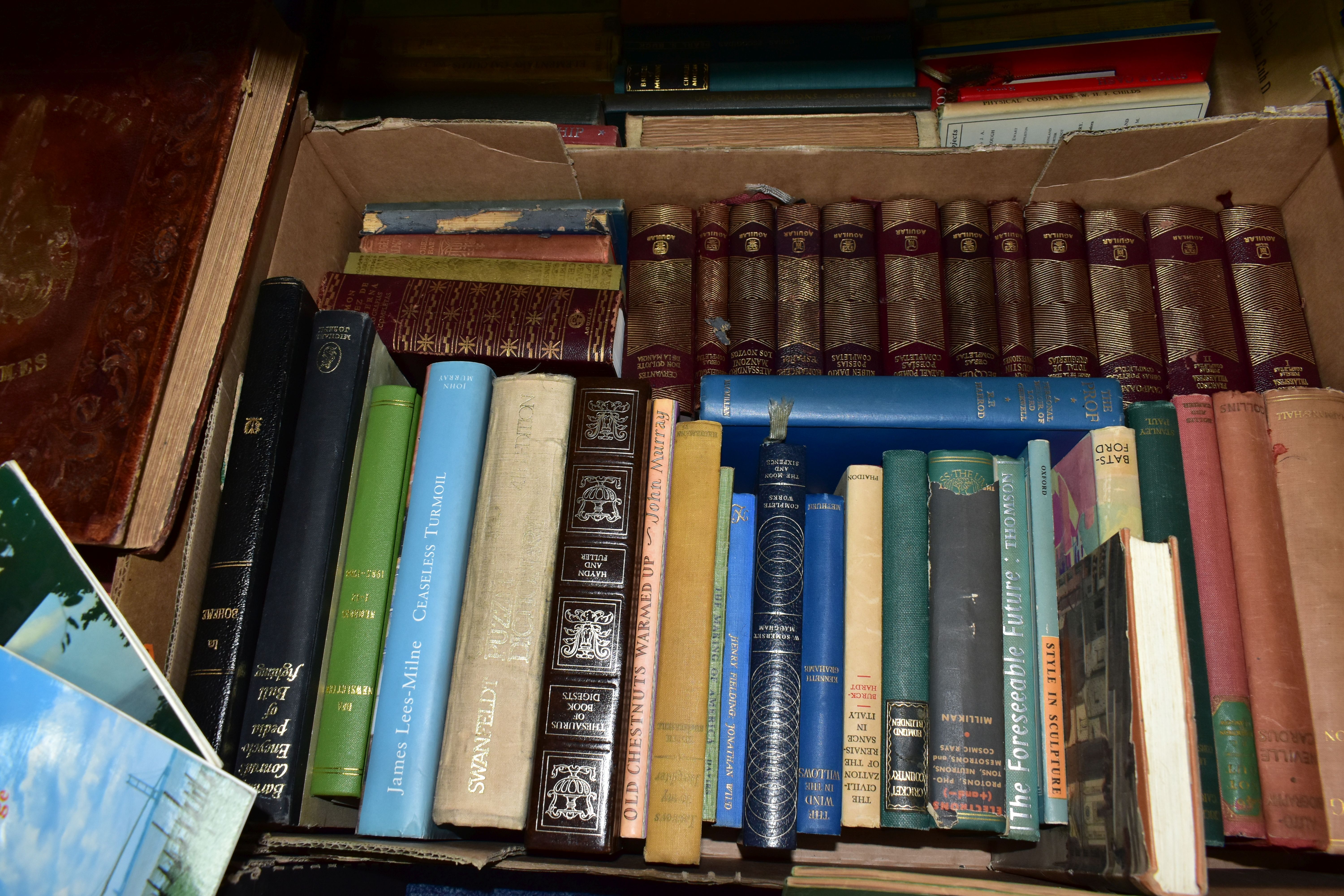 FIVE BOXES OF ANTIQUARIAN BOOKS, containing over 100 titles including four C.S. Lewis titles The - Image 2 of 6