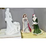 THREE BOXED LIMITED EDITION COALPORT FIGURINES, comprising The Skater, numbered 711/2000 with